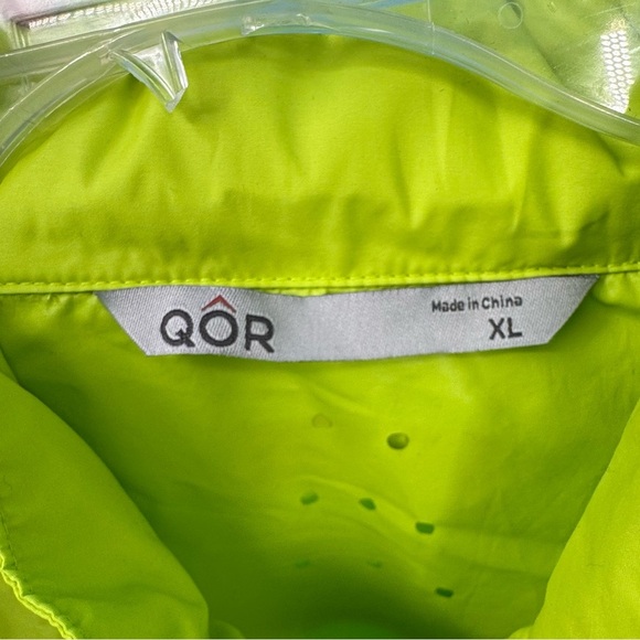 Bright Lime Green Windbreaker Jacket. NWOT - Picture 8 of 8